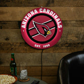 Arizona Cardinals, Metal Lite, Round - NFL