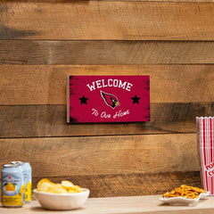 Arizona Cardinals Wood Wall Sign, 6x11 - NFL Home