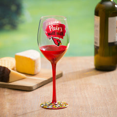 Arizona Cardinals, 17oz Boxed Stemware - NFL Home