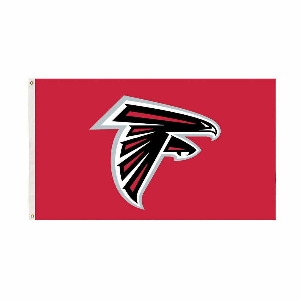 Atlanta Falcons Single Sided Flag w/ 2 Grommets, 3'x5' - NFL Home