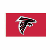 Atlanta Falcons Single Sided Flag w/ 2 Grommets, 3'x5' - NFL Home