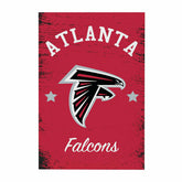 Atlanta Falcons Wood Wall Sign, 16x24 - NFL Home