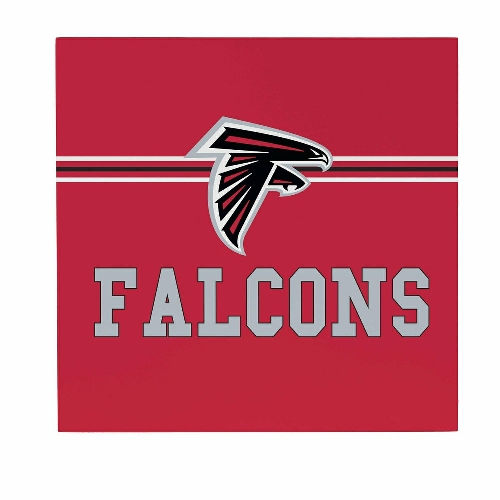 Atlanta Falcons Wood Wall Sign, 12x12 - NFL Home