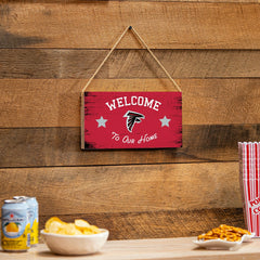 Atlanta Falcons Wood Wall Sign, 6x11 - NFL Home