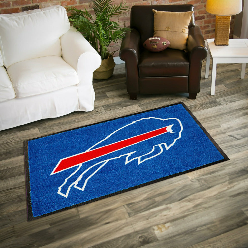 3'x5' Large USA Indoor Outdoor Entryway Mat, Buffalo Bills - NFL