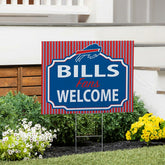 Buffalo Bills Coroplast Yard Sign, "Fans Welcome" - NFL Home