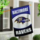 Baltimore Ravens Suede House Flag - NFL
