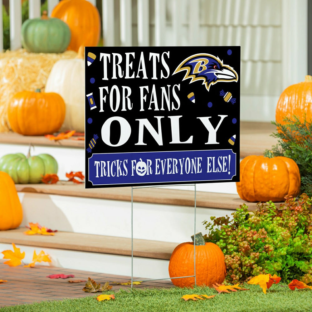 Baltimore Ravens Yard Sign, Halloween Treats for Fans - NFL Home
