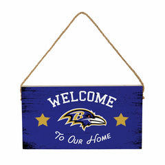 Baltimore Ravens Wood Wall Sign, 6x11 - NFL Home