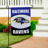 Baltimore Ravens Suede Garden Flag - NFL