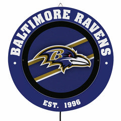 Baltimore Ravens, Metal Lite, Round - NFL