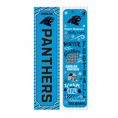 Carolina Panthers 46" Double Sided Leaner, Winter Seasonal - NFL Home