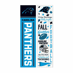 Carolina Panthers 46" Double Sided Leaner, Fall Seasonal - NFL Home