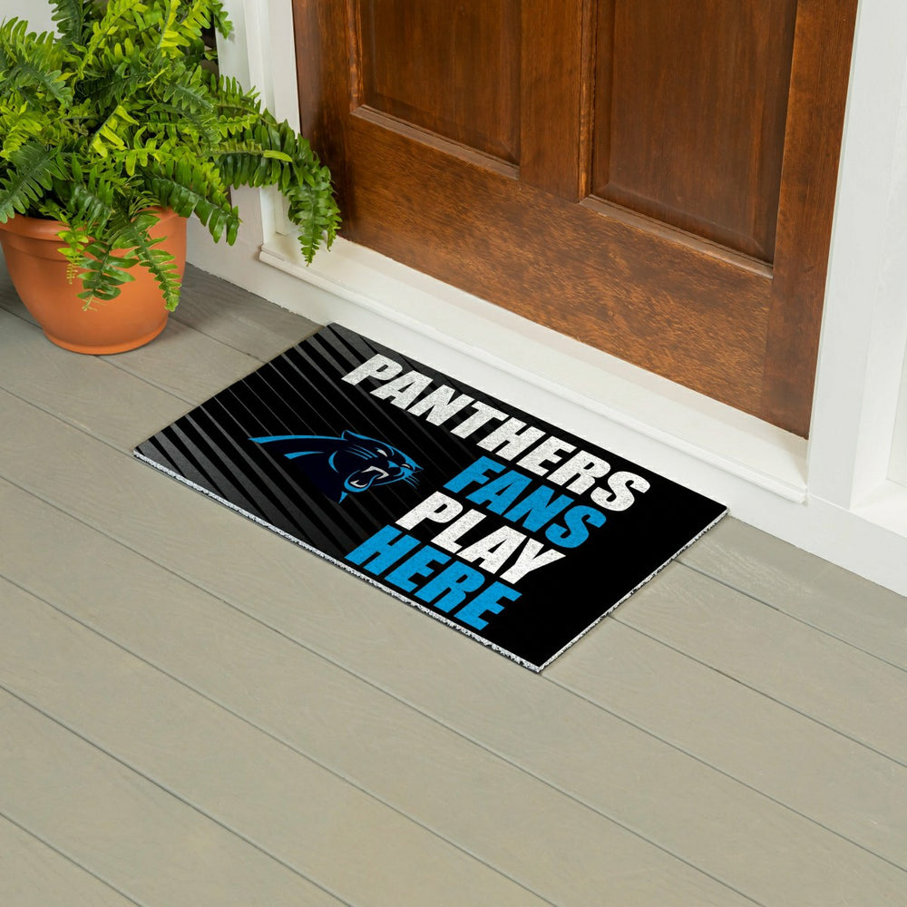 Carolina Panthers Fan Mat, 28"x16" - NFL