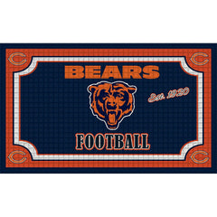 Indoor/Outdoor Embossed Team Spirit Door Mat, Bears - NFL