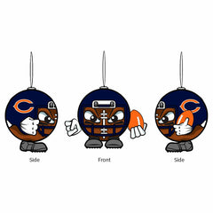 Chicago Bears, Ball Head Ornament - NFL