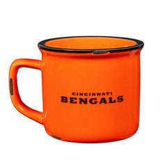 Cincinnati Bengals Ceramic Camp Cup with Enamel Finish, 14oz - NFL