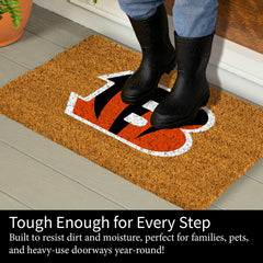 Coir Mat, 16"x28", Cincinnati Bengals - NFL