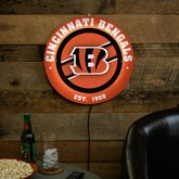 Cincinnati Bengals, Metal Lite, Round - NFL