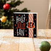 Cincinnati Bengals Block, Holiday, 6x6 - NFL Home