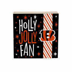 Cincinnati Bengals Block, Holiday, 6x6 - NFL Home