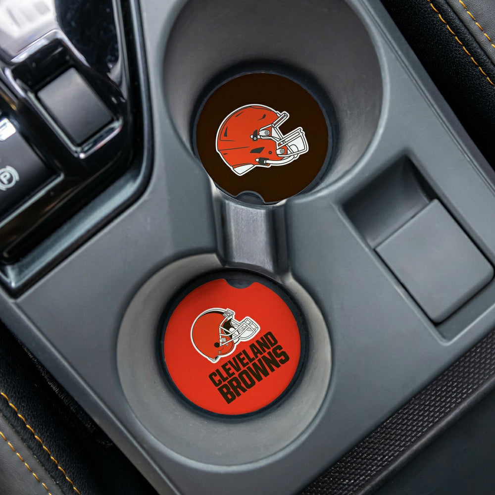 Cleveland Browns Car Coaster Set, 2pc - NFL