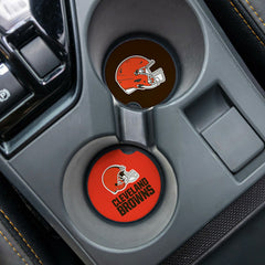 Cleveland Browns Car Coaster Set, 2pc - NFL