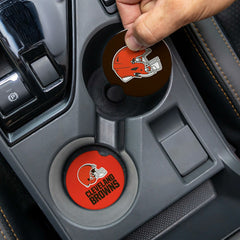 Cleveland Browns Car Coaster Set, 2pc - NFL