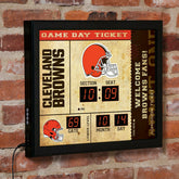 Scoreboard Wall Clock, Cleveland Browns - NFL Home