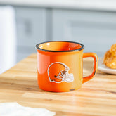 Cleveland Browns Ceramic Camp Cup with Enamel Finish, 14oz - NFL