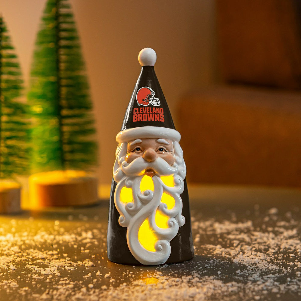 Cleveland Browns Santa LED Statuary, 8" - NFL Home