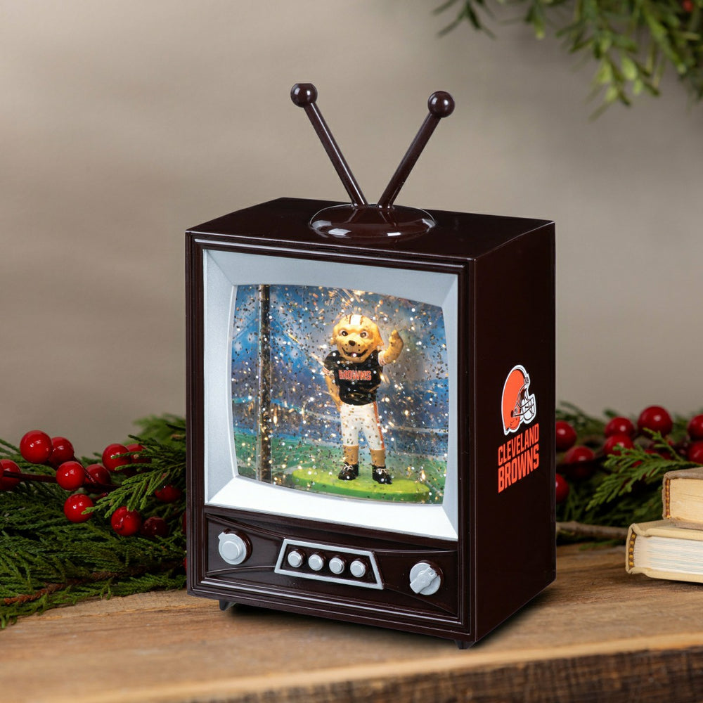 Cleveland Browns Vintage TV Water Lantern - NFL Home