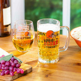 Cleveland Browns, Stemless 17OZ Wine & Beer 16 OZ Gift Set - NFL