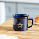 Dallas Cowboys Ceramic Camp Cup with Enamel Finish, 14oz - NFL