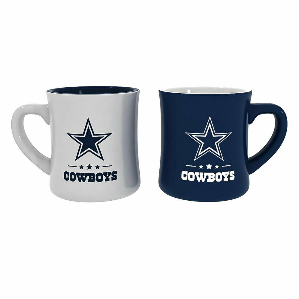 Dallas Cowboys 10oz Ceramic Cup Set, 2pc - NFL
