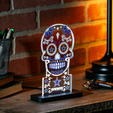 Dallas Cowboys NFL Football Sugar Skull Desklite LED Decor - NFL Home