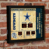 Scoreboard Wall Clock, Dallas Cowboys - NFL Home