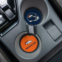 Denver Broncos Car Coaster Set, 2pc - NFL