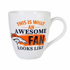 Denver Broncos, Ceramic Cup O'Java 17oz Gift Set - NFL Home