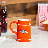 Denver Broncos Ceramic Stein Cup, 24oz - NFL Home