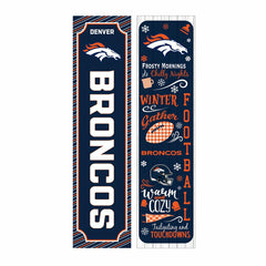 Denver Broncos 46" Double Sided Leaner, Winter Seasonal - NFL Home