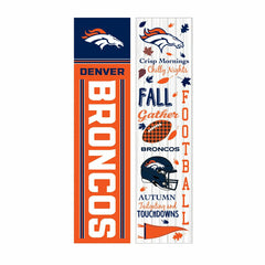 Denver Broncos 46" Double Sided Leaner, Fall Seasonal - NFL Home
