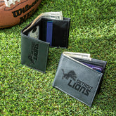 Detroit Lions, Bi-Fold and Tri-Fold Wallet Gift Set, Black - NFL Home