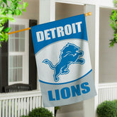 Detroit Lions Suede House Flag - NFL