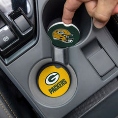 Green Bay Packers Car Coaster Set, 2pc - NFL
