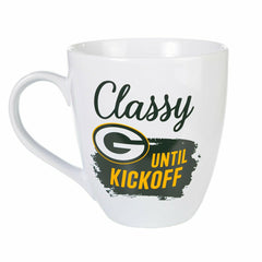 Green Bay Packers, Ceramic Cup O'Java 17oz Gift Set - NFL Home