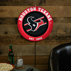 Houston Texans, Metal Lite, Round - NFL