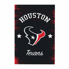 Houston Texans Wood Wall Sign, 16x24 - NFL Home