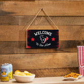 Houston Texans Wood Wall Sign, 6x11 - NFL Home