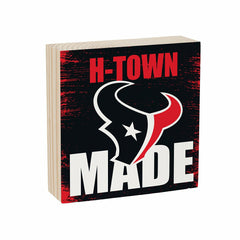 Houston Texans Plock, Down Home Fans, 6x6 - NFL Home